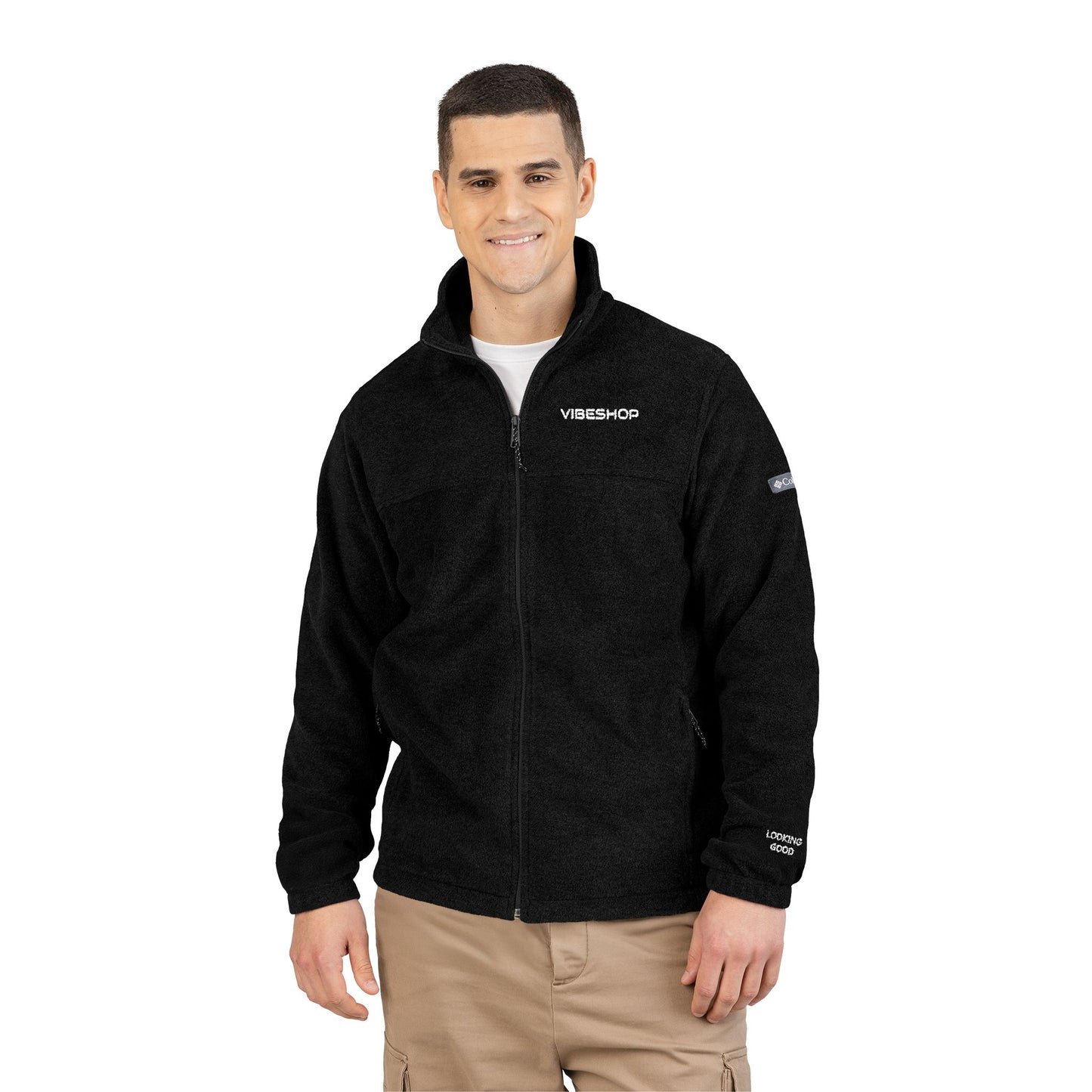 UniSex Columbia Fleece Jacket – Classic Charcoal Zip-Up