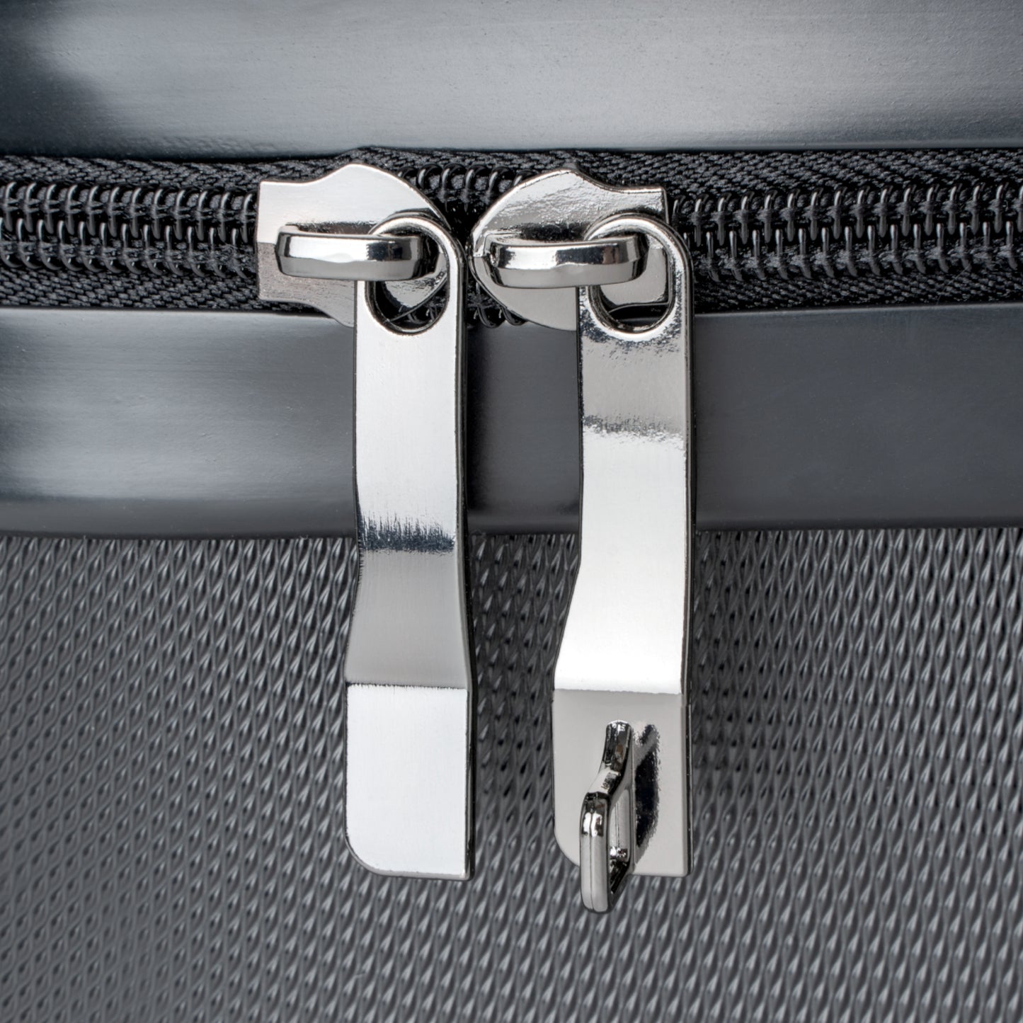 Wavy Black & White Carry-On Suitcase — Modern Abstract Travel Luggage
