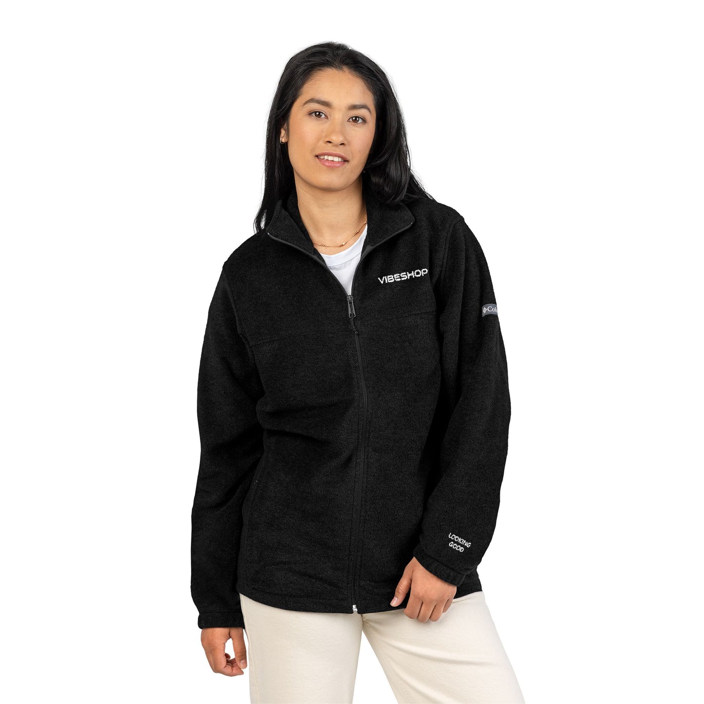UniSex Columbia Fleece Jacket – Classic Charcoal Zip-Up