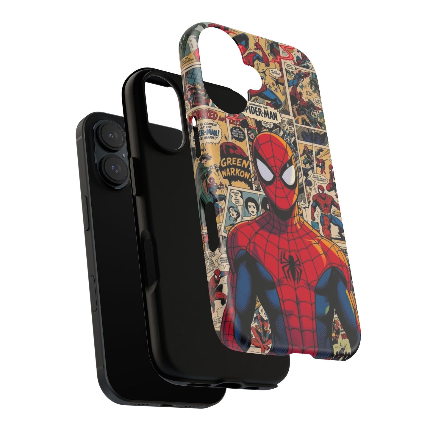 Vintage Comic Spider-Man Phone Case | Tough Case