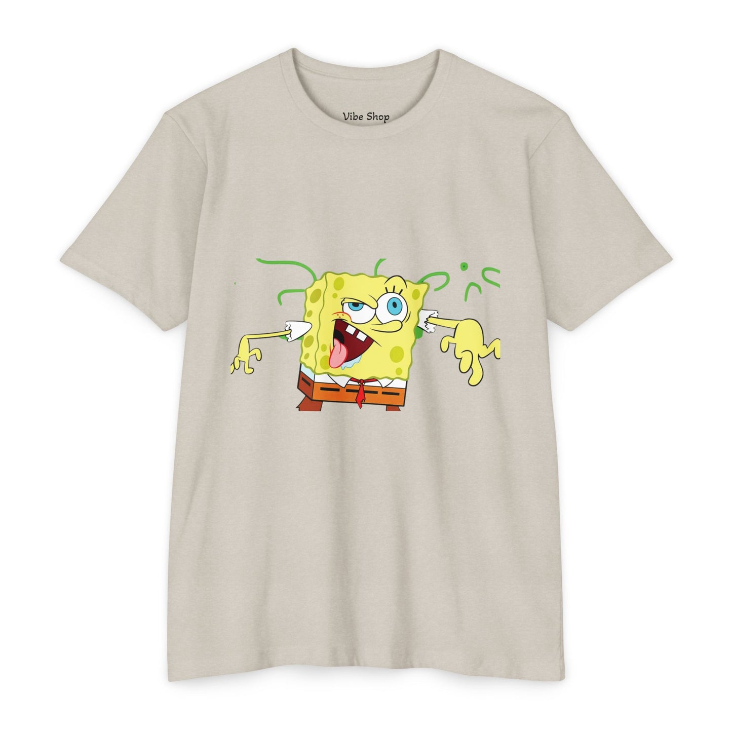 Sponge Cartoon Funny Face T-Shirt