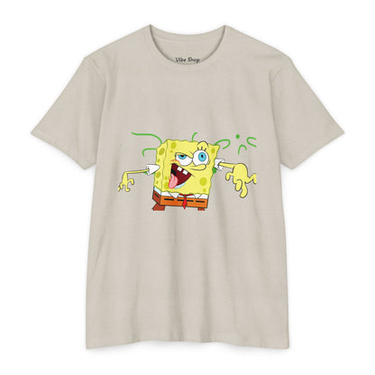 Sponge Cartoon Funny Face T-Shirt