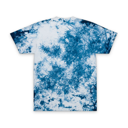 Tie-Dye Spiral T-Shirt — Embroidered "R.I.P. Crushes" Retro Tee