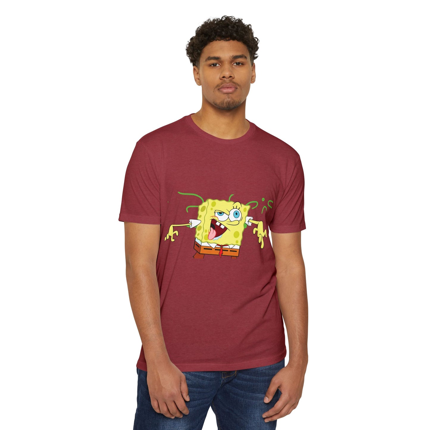 Sponge Cartoon Funny Face T-Shirt