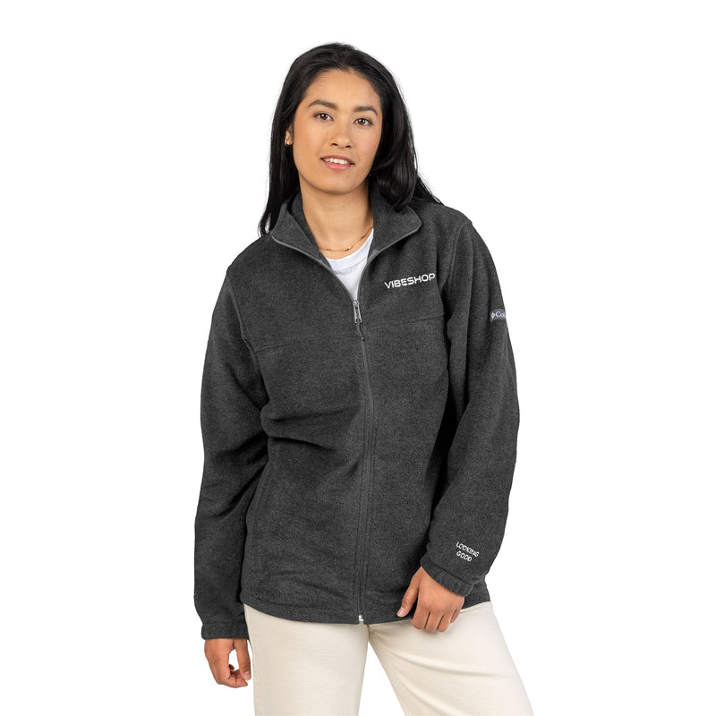 UniSex Columbia Fleece Jacket – Classic Charcoal Zip-Up