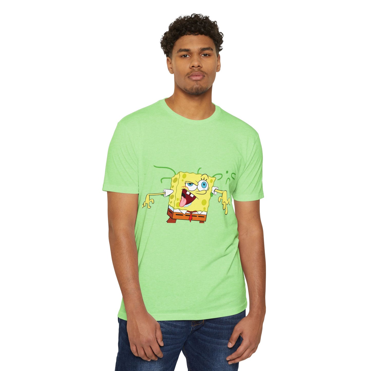 Sponge Cartoon Funny Face T-Shirt