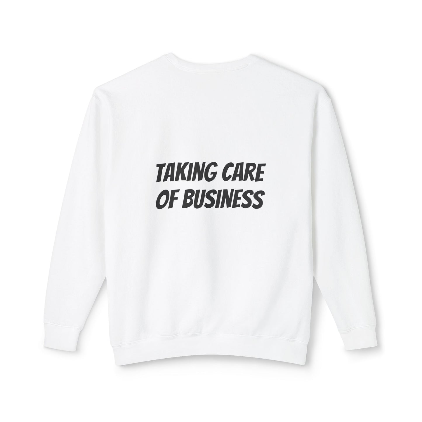 Vintage Rock Icon  Sweatshirt — 'Taking Care of Business' Graphic