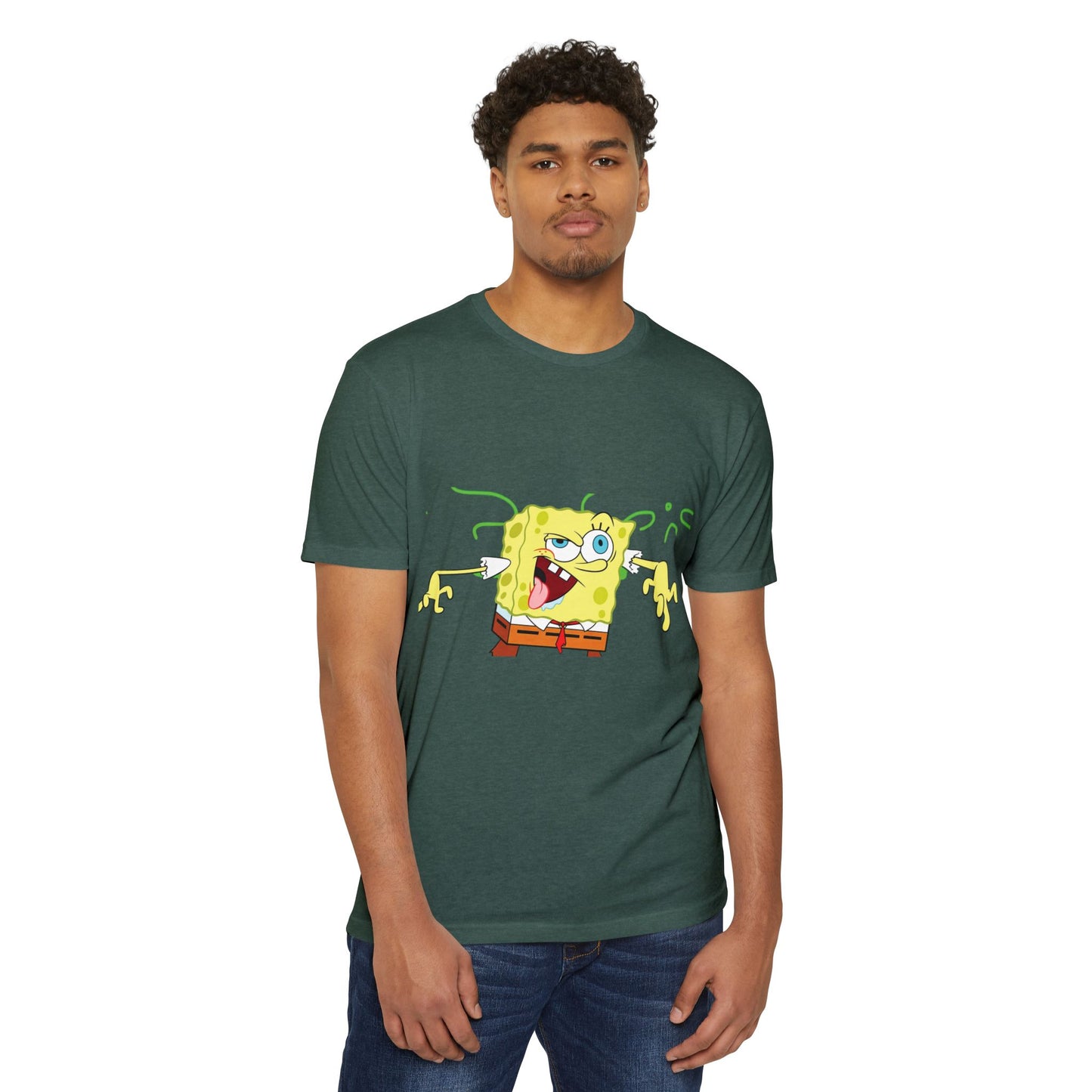 Sponge Cartoon Funny Face T-Shirt