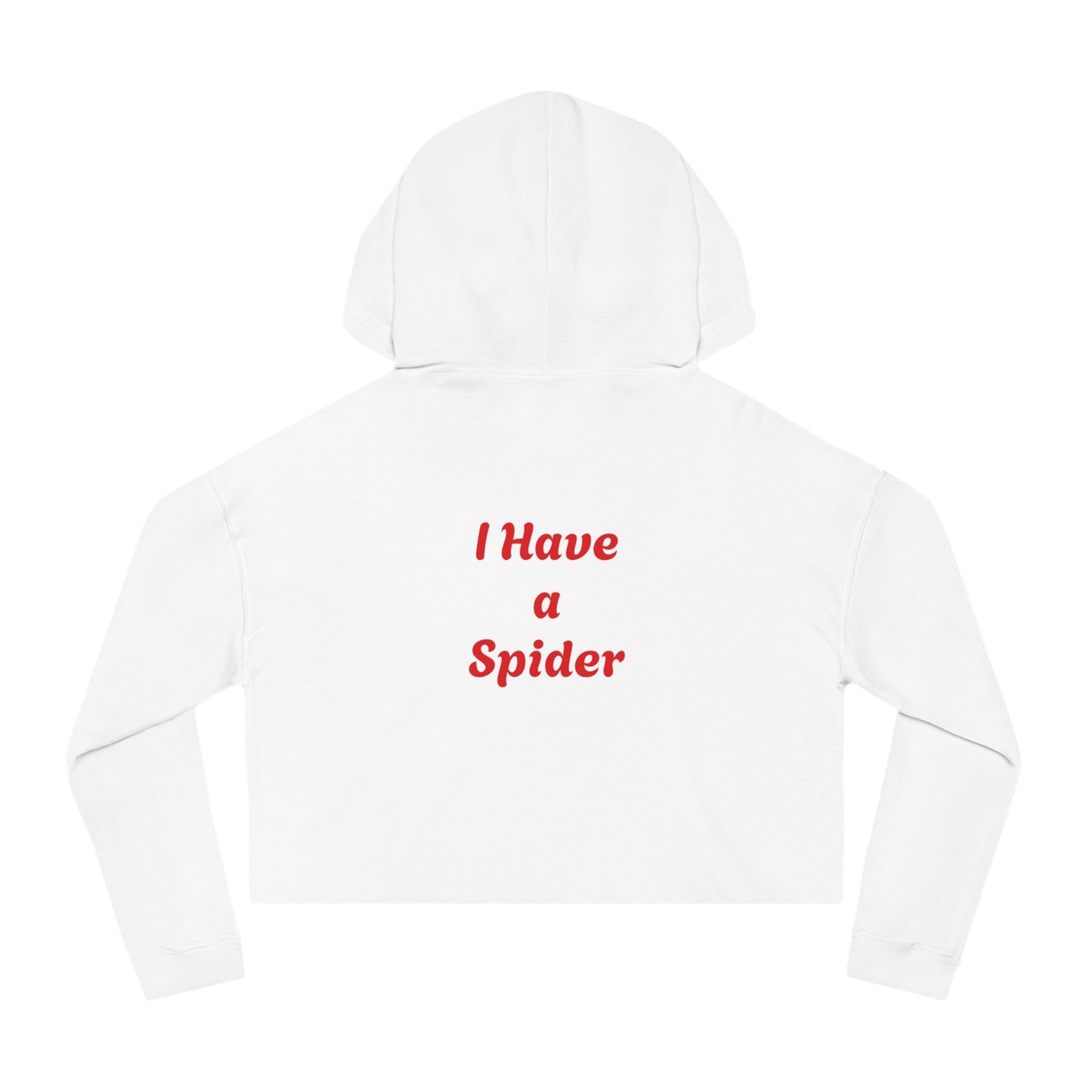 Spider-Man & Gwen Cropped Hoodie — "I Have a Spider" Graphic Women’s Sweatshirt