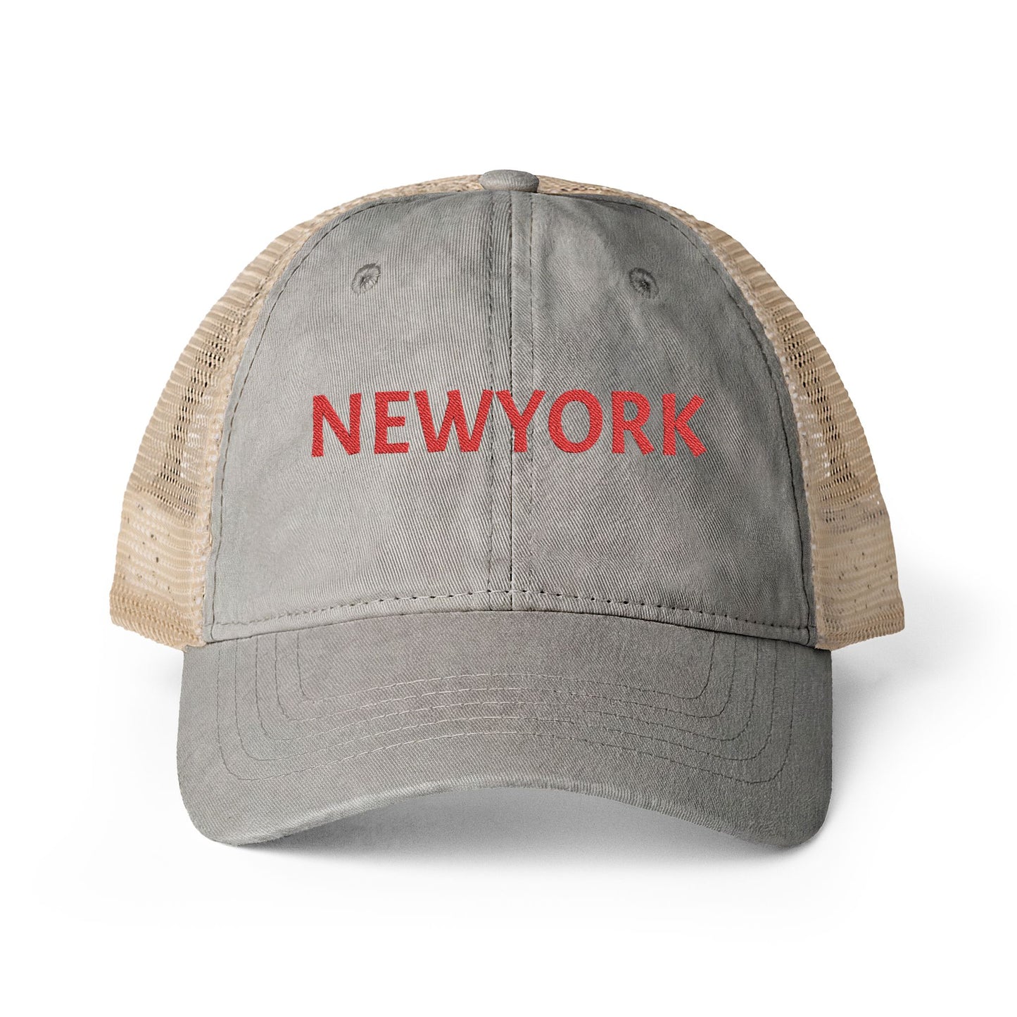 UniSex Washed Mesh-Back Cap