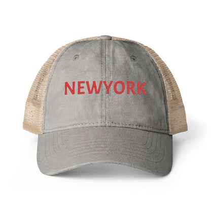 UniSex Washed Mesh-Back Cap