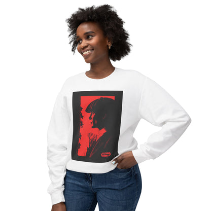 Crewneck Sweatshirt - Retro Red Silhouette Front & "F* Them All" Back