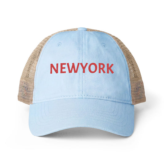 UniSex Washed Mesh-Back Cap