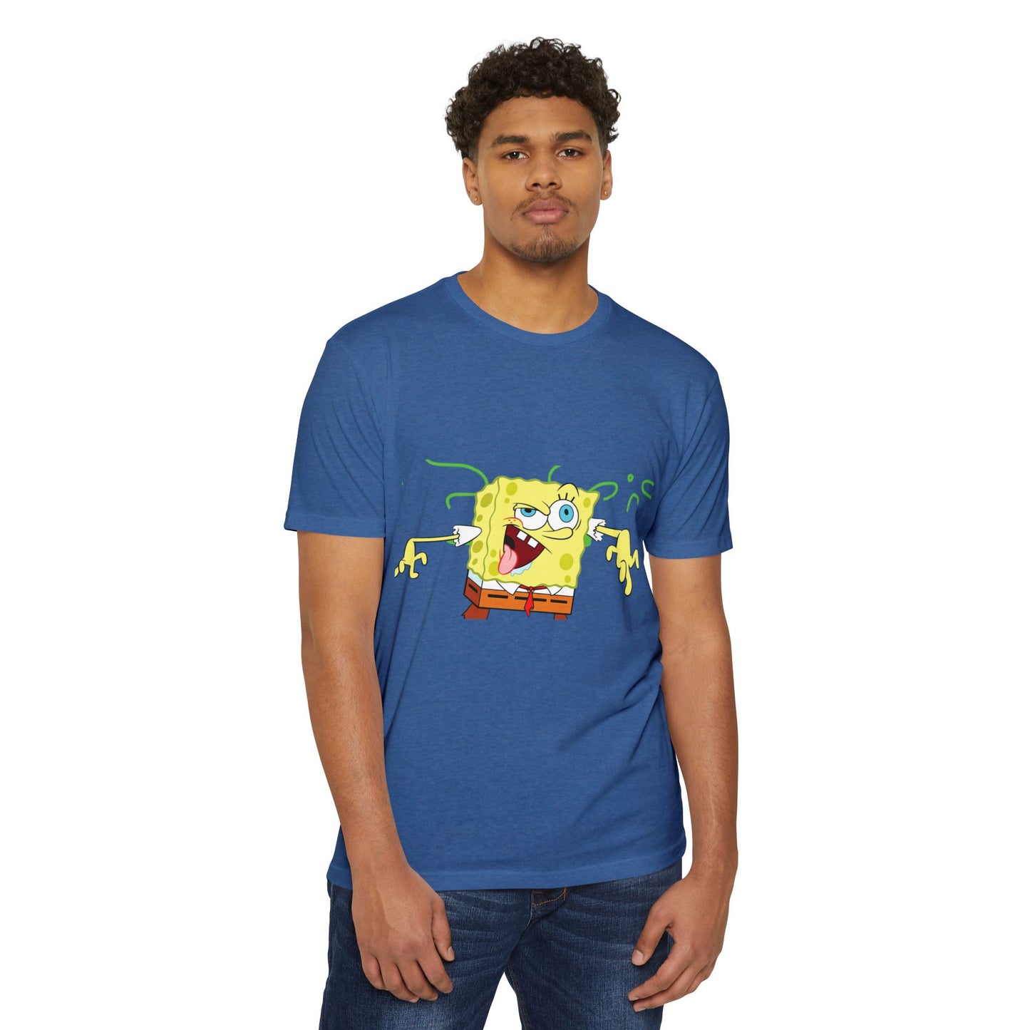 Sponge Cartoon Funny Face T-Shirt