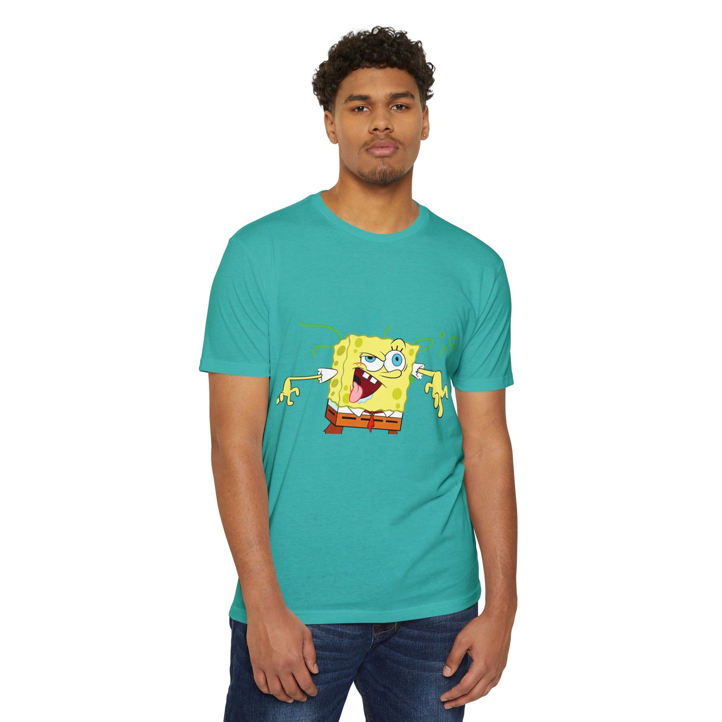 Sponge Cartoon Funny Face T-Shirt