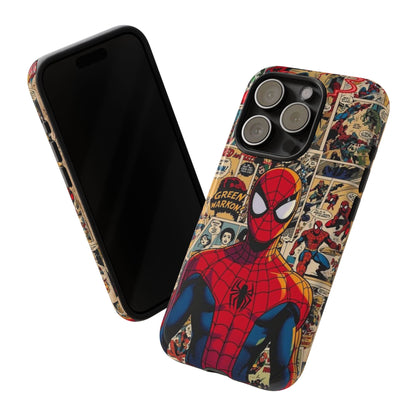 Vintage Comic Spider-Man Phone Case | Tough Case