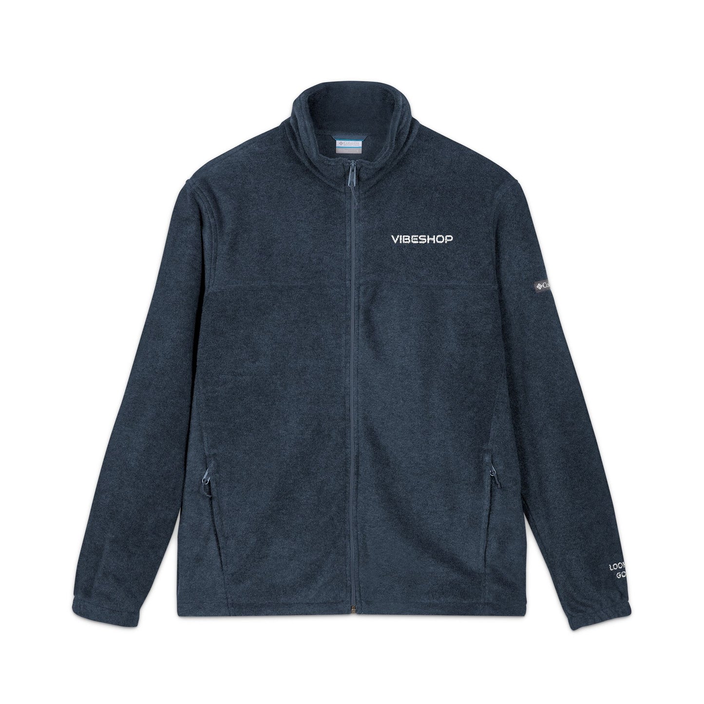 UniSex Columbia Fleece Jacket – Classic Charcoal Zip-Up