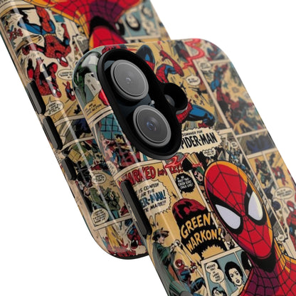 Vintage Comic Spider-Man Phone Case | Tough Case