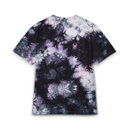 Tie-Dye Spiral T-Shirt — Embroidered "R.I.P. Crushes" Retro Tee