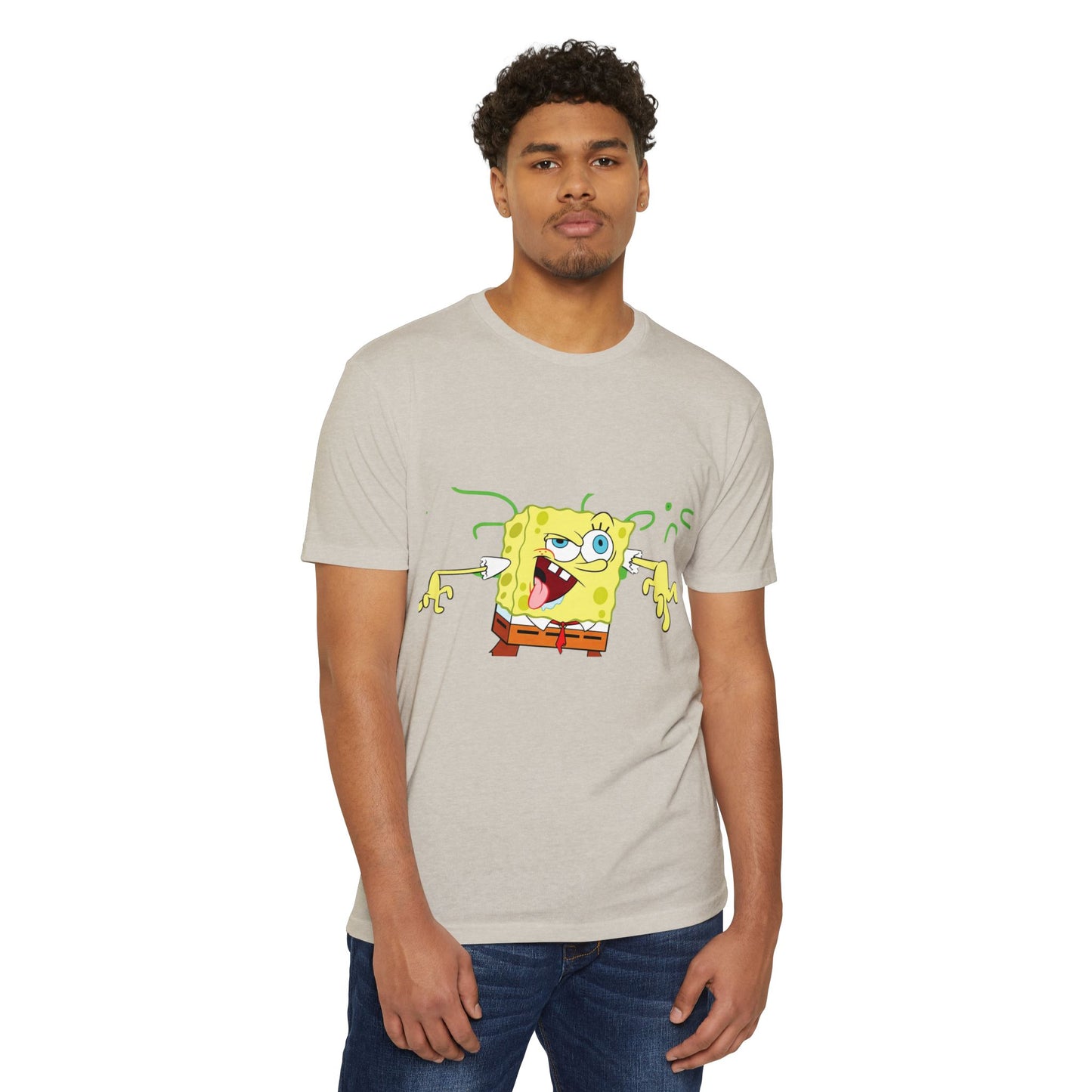 Sponge Cartoon Funny Face T-Shirt