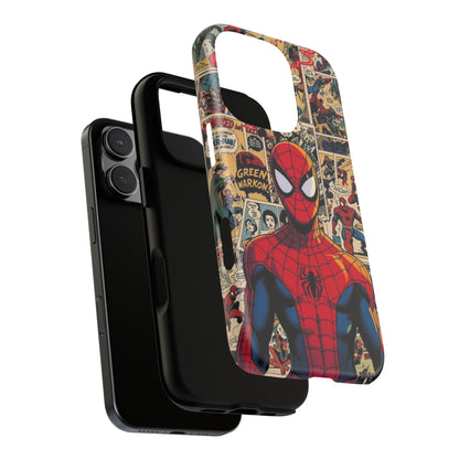Vintage Comic Spider-Man Phone Case | Tough Case