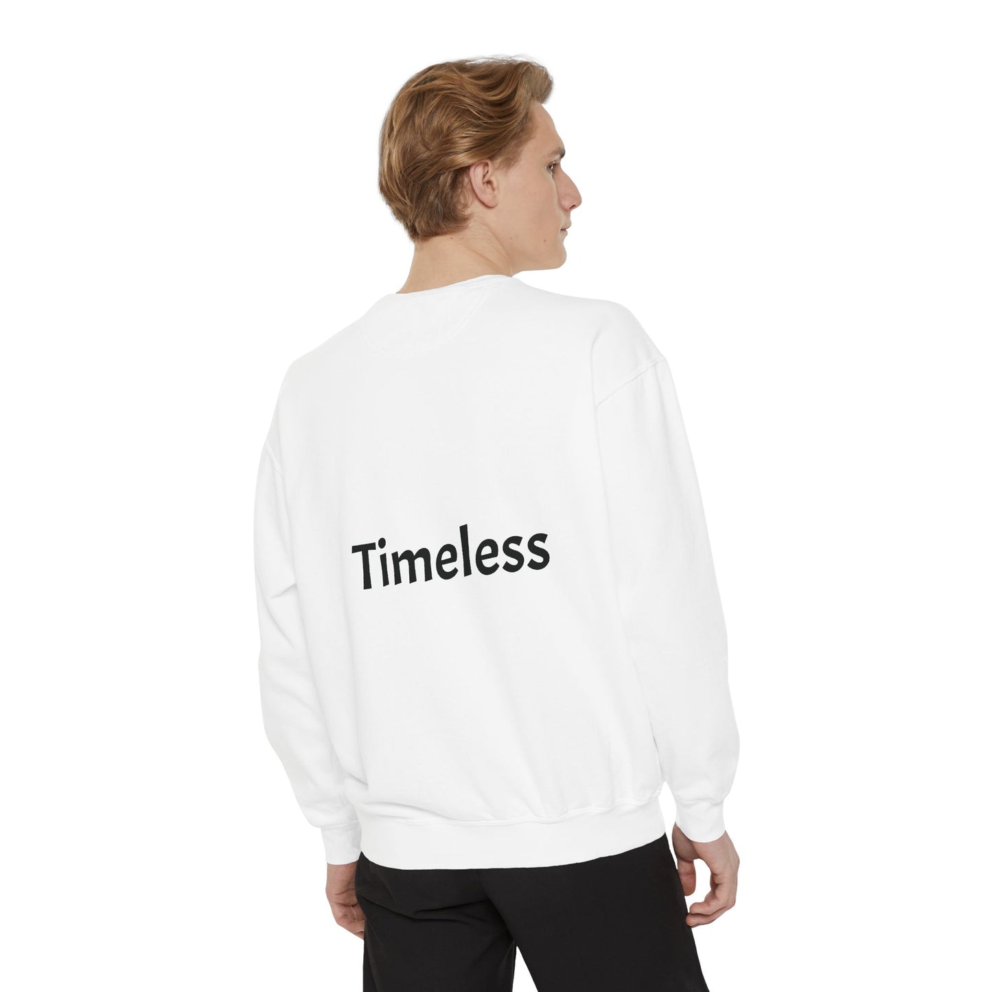 Discipline Statue Sweatshirt — 'Timeless' Graphic Crewneck