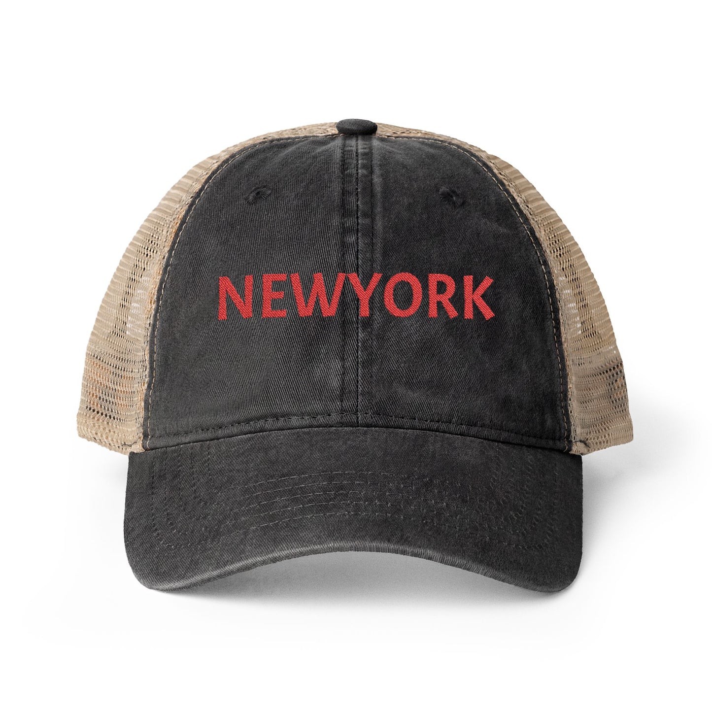 UniSex Washed Mesh-Back Cap
