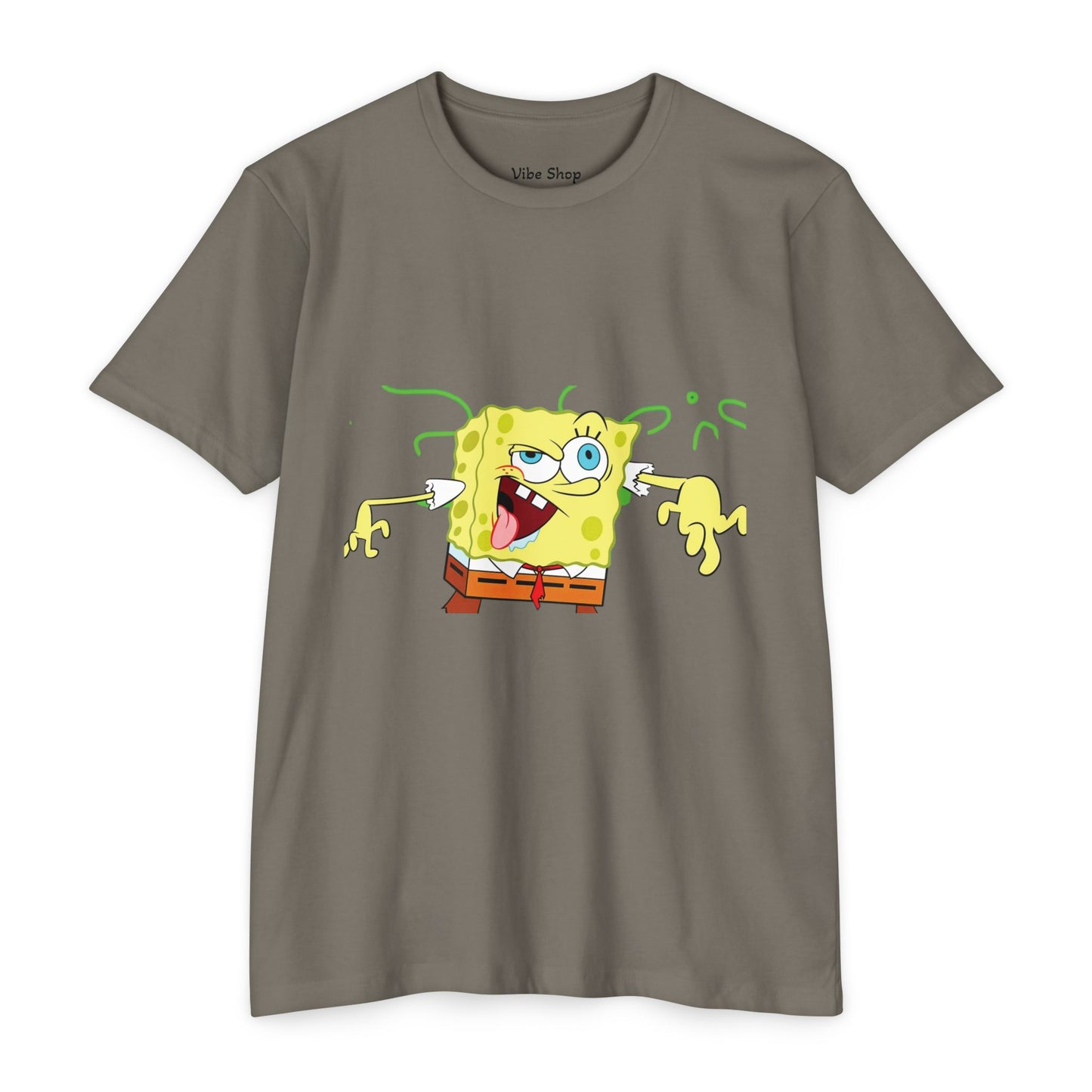 Sponge Cartoon Funny Face T-Shirt