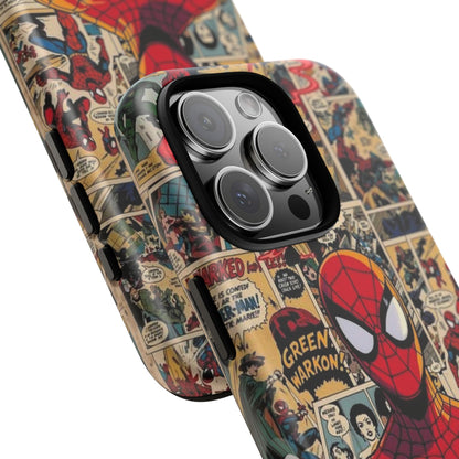 Vintage Comic Spider-Man Phone Case | Tough Case