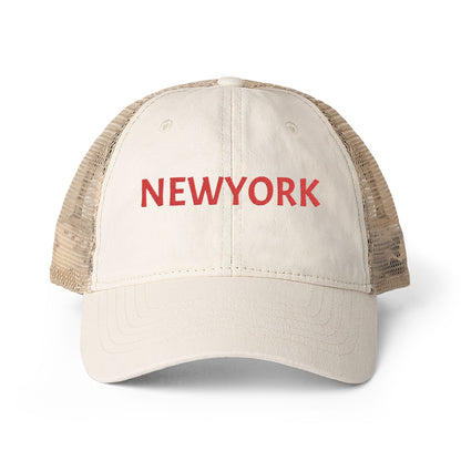UniSex Washed Mesh-Back Cap