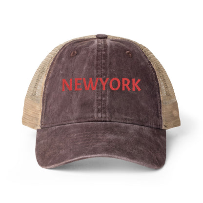 UniSex Washed Mesh-Back Cap