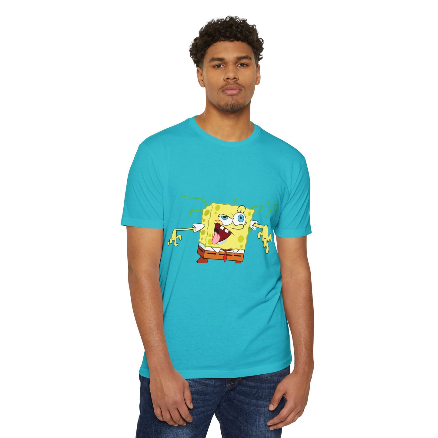 Sponge Cartoon Funny Face T-Shirt