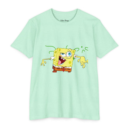 Sponge Cartoon Funny Face T-Shirt
