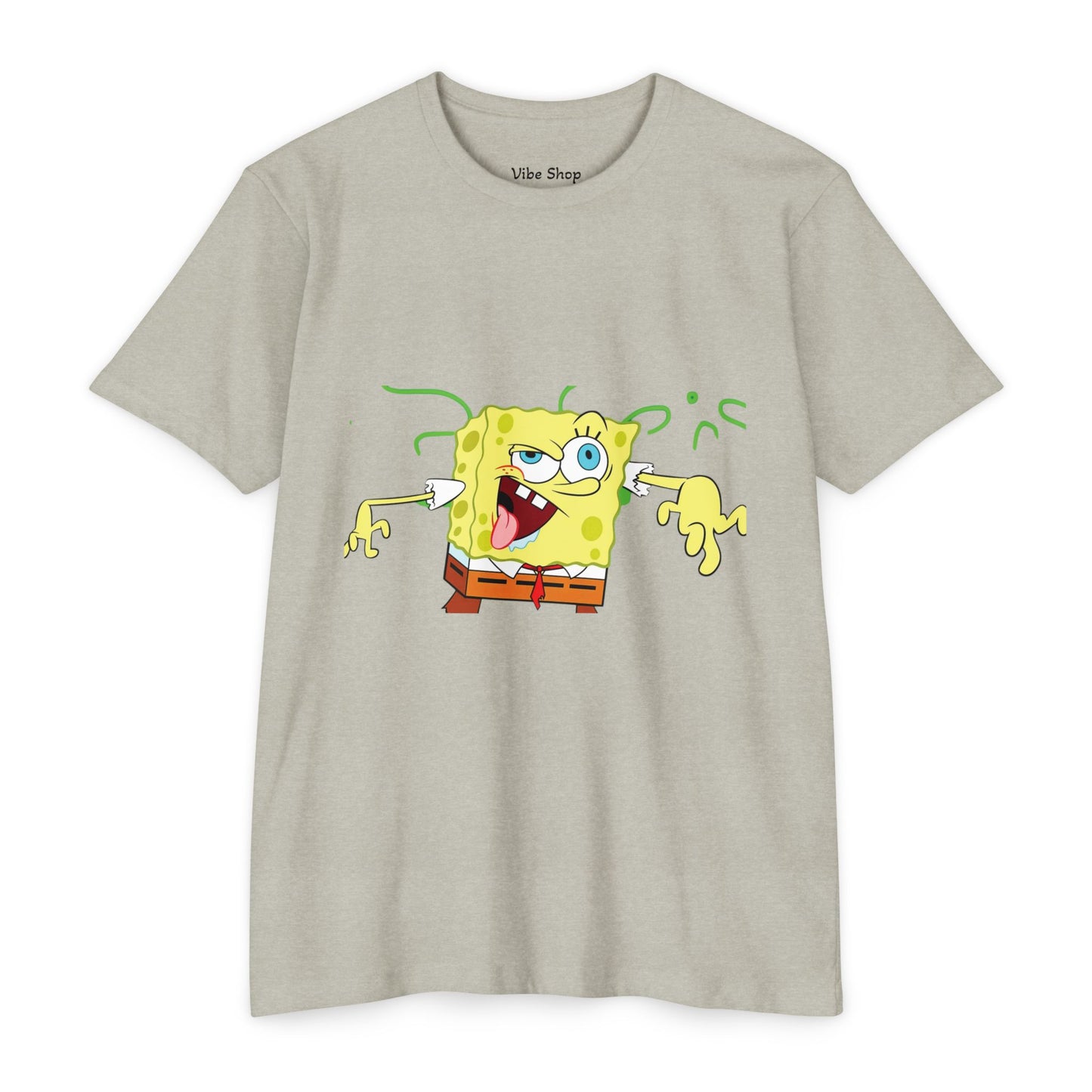 Sponge Cartoon Funny Face T-Shirt