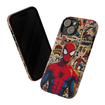 Vintage Comic Spider-Man Phone Case | Tough Case