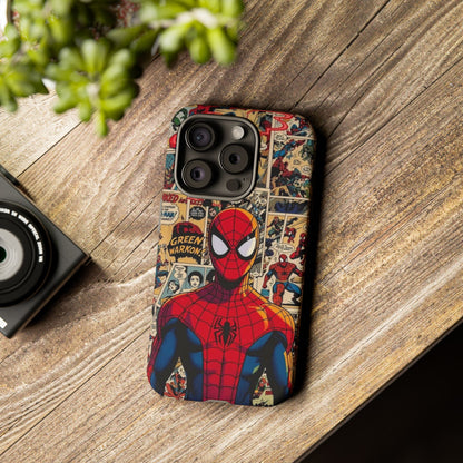 Vintage Comic Spider-Man Phone Case | Tough Case