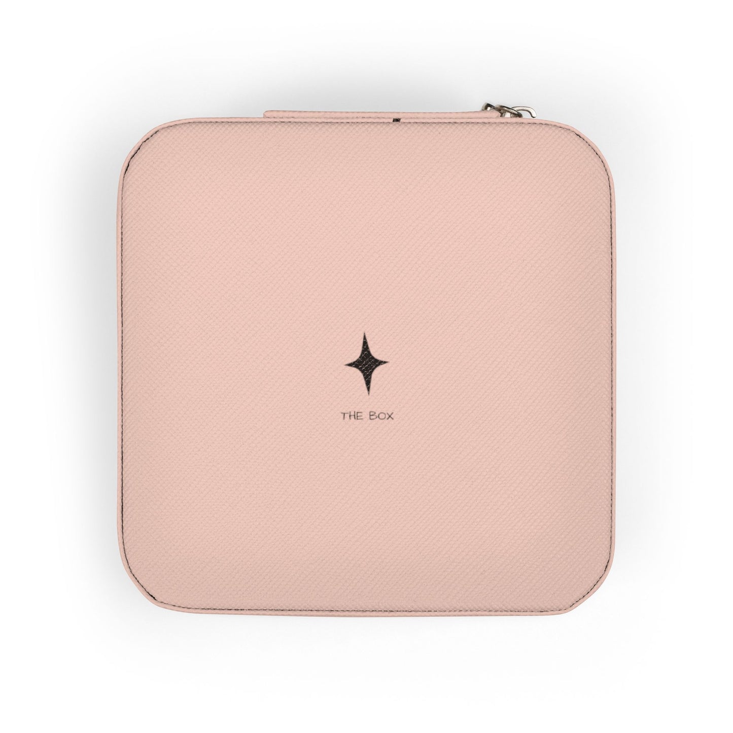Compact Travel Jewelry Case — Pink Portable Organizer for Rings, Earrings & Necklaces