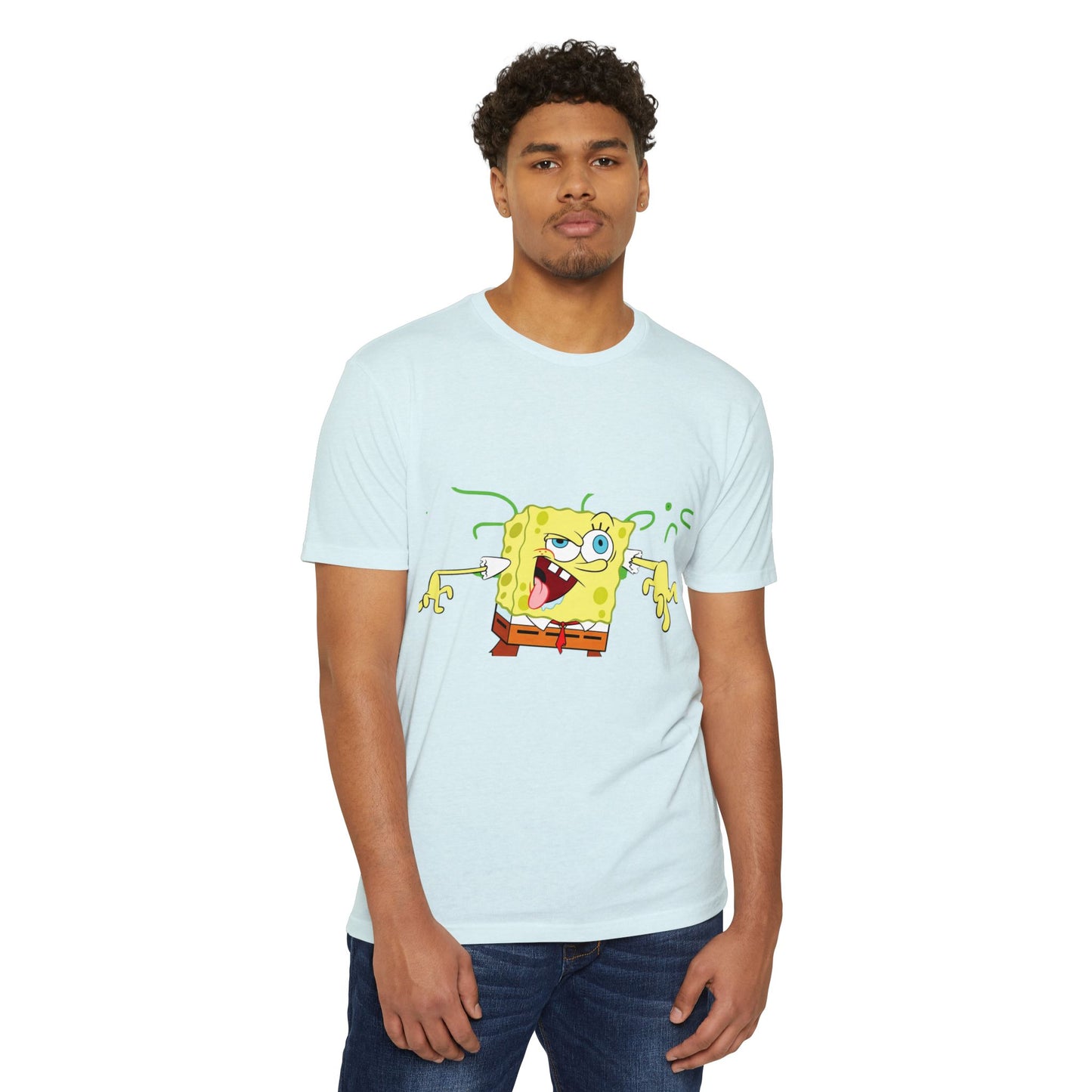 Sponge Cartoon Funny Face T-Shirt