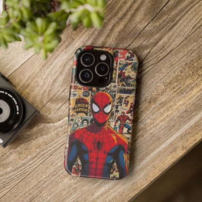 Vintage Comic Spider-Man Phone Case | Tough Case