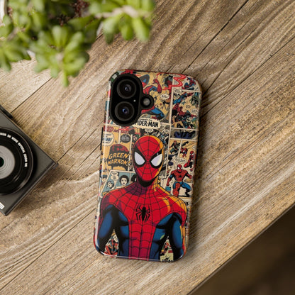 Vintage Comic Spider-Man Phone Case | Tough Case