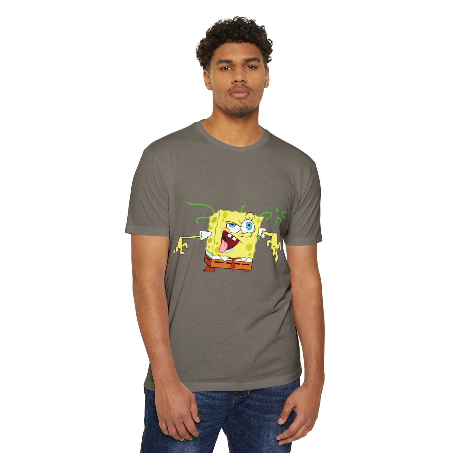 Sponge Cartoon Funny Face T-Shirt