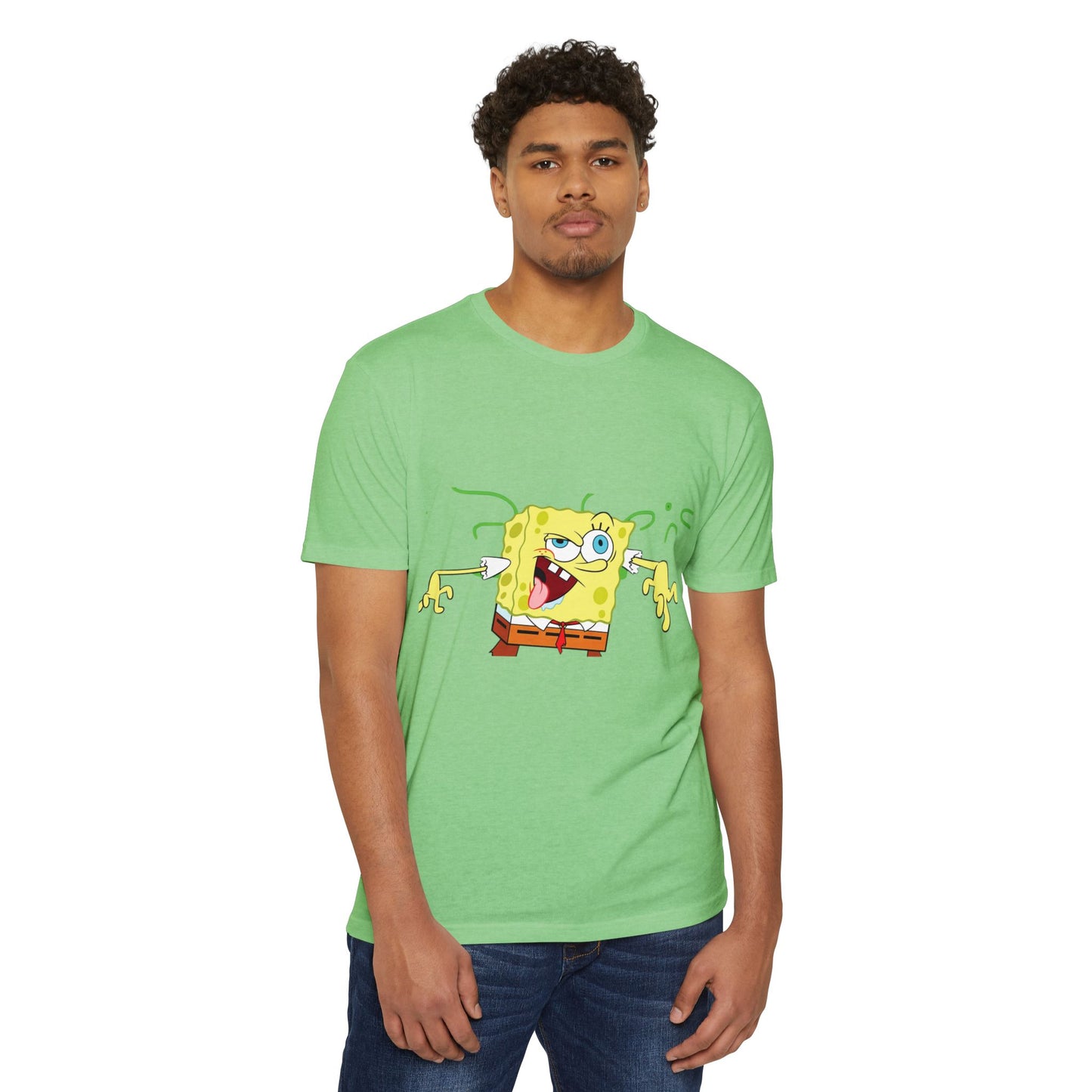 Sponge Cartoon Funny Face T-Shirt