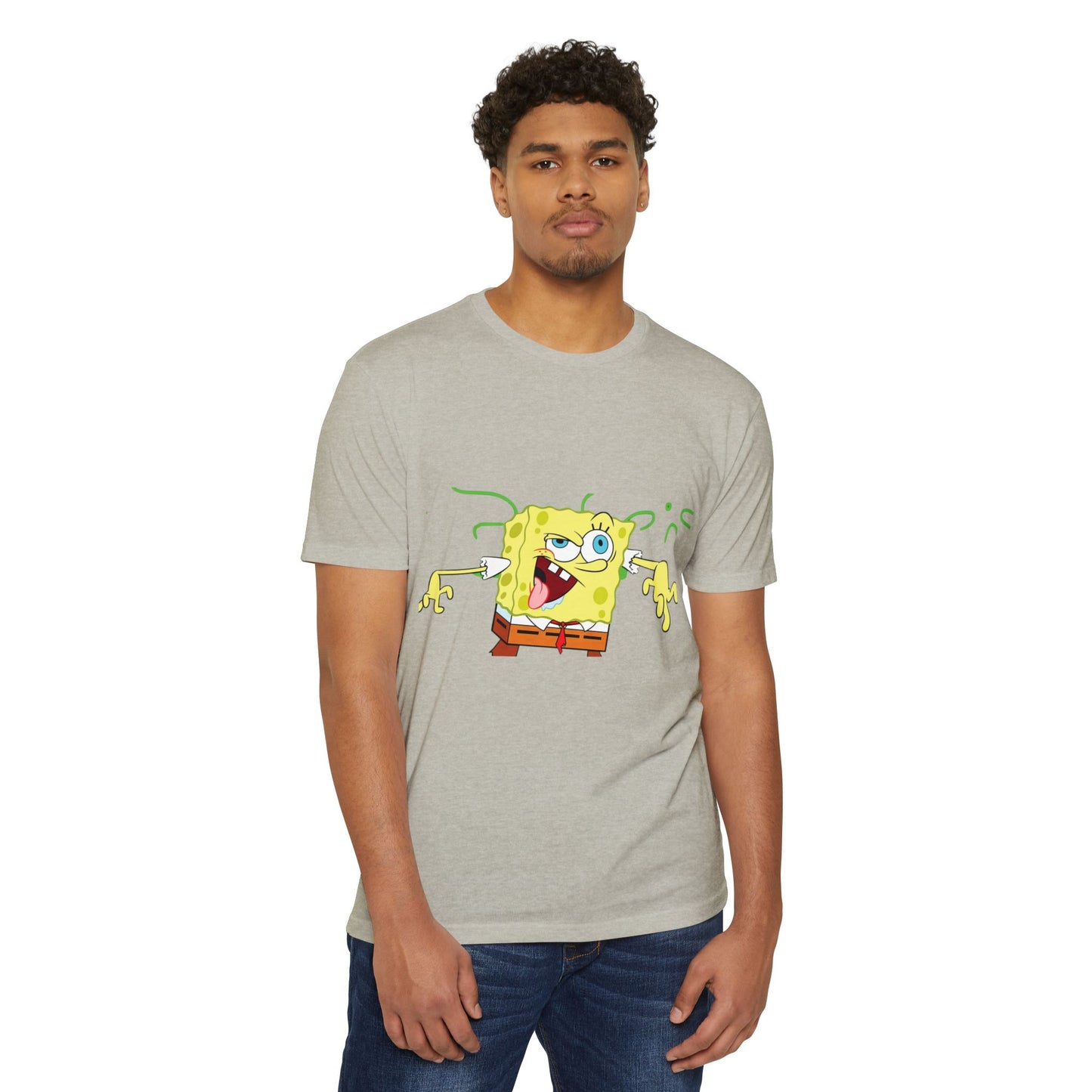 Sponge Cartoon Funny Face T-Shirt
