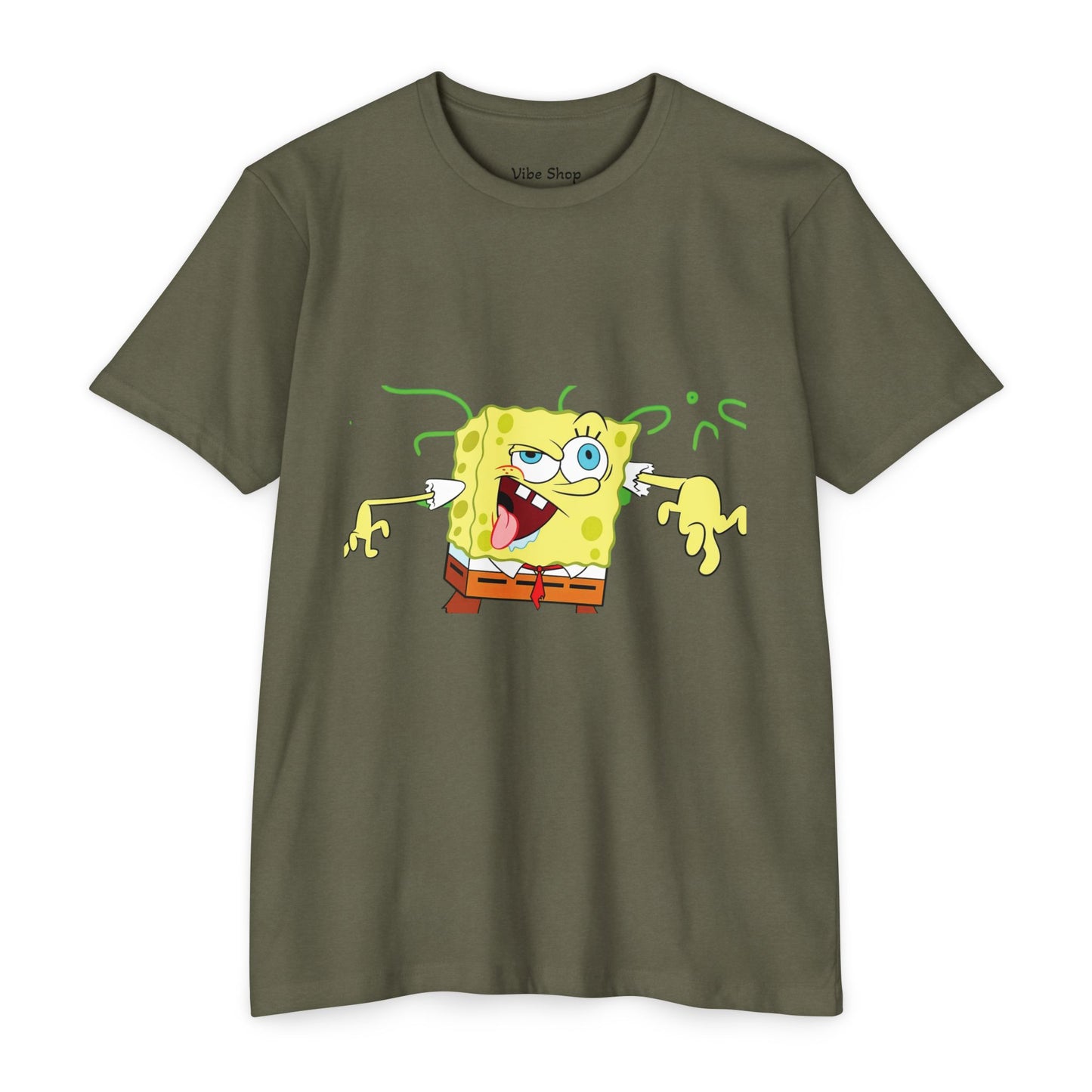 Sponge Cartoon Funny Face T-Shirt