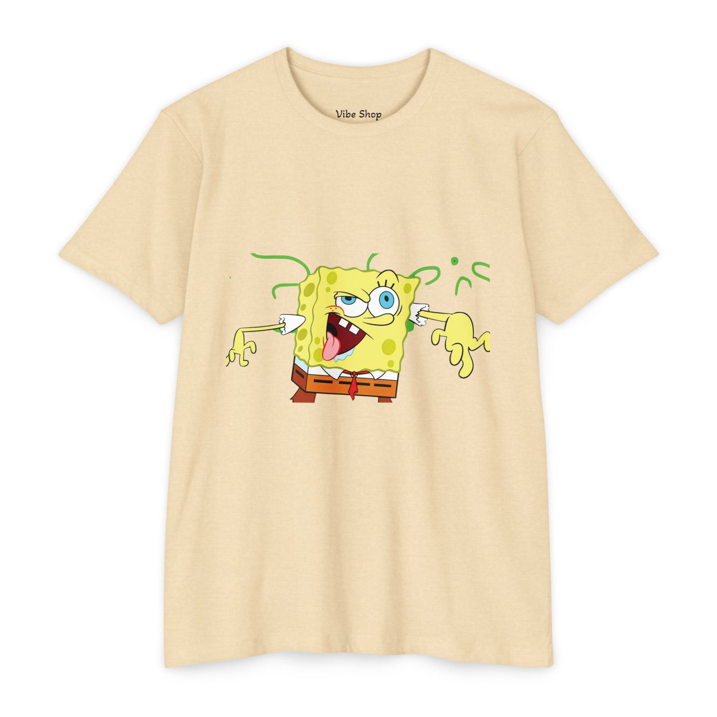 Sponge Cartoon Funny Face T-Shirt
