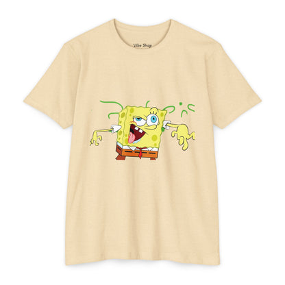 Sponge Cartoon Funny Face T-Shirt