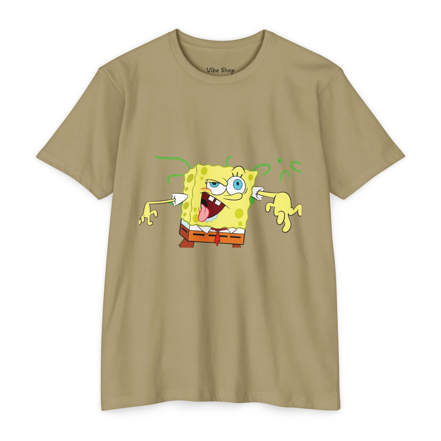 Sponge Cartoon Funny Face T-Shirt