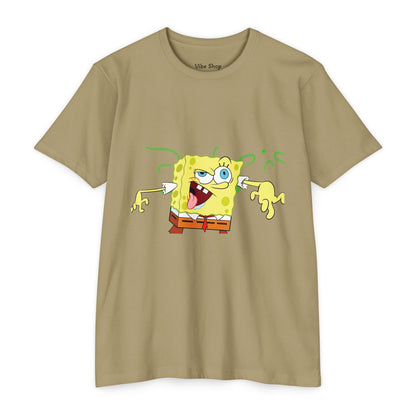 Sponge Cartoon Funny Face T-Shirt