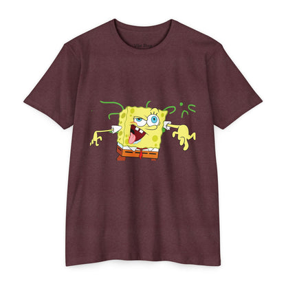 Sponge Cartoon Funny Face T-Shirt
