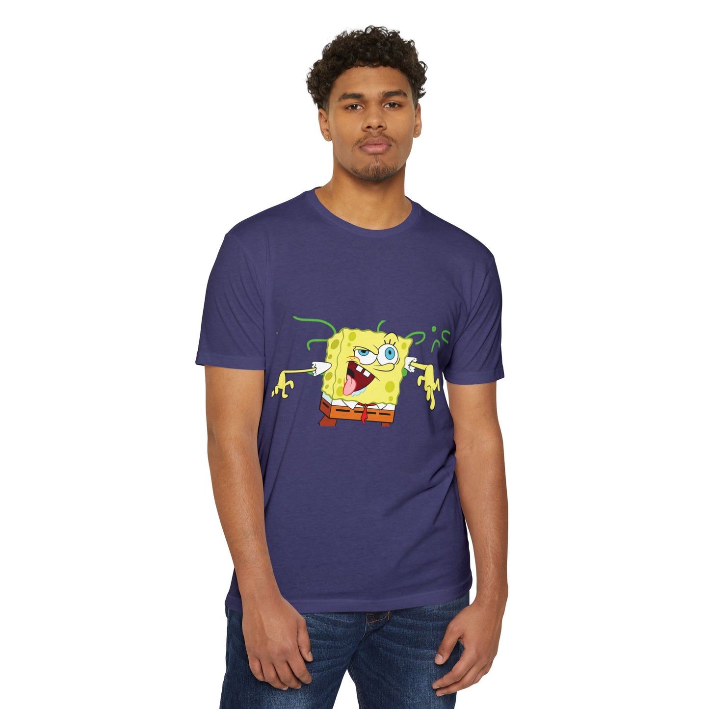 Sponge Cartoon Funny Face T-Shirt